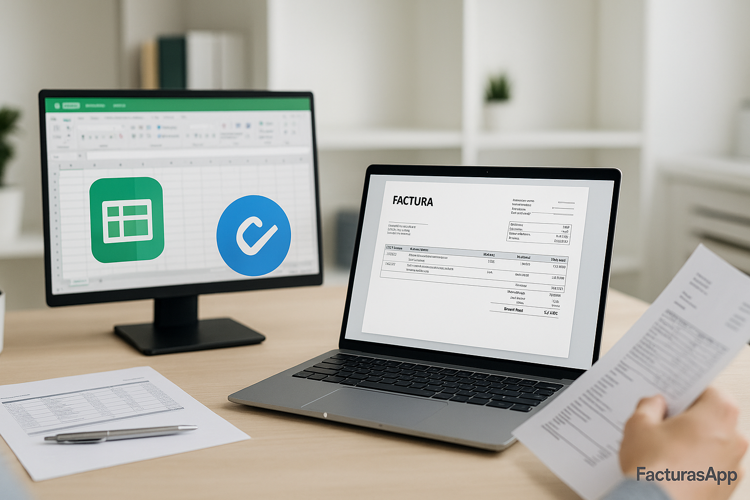 Factura electrónica en un clic desde Excel o Sheets